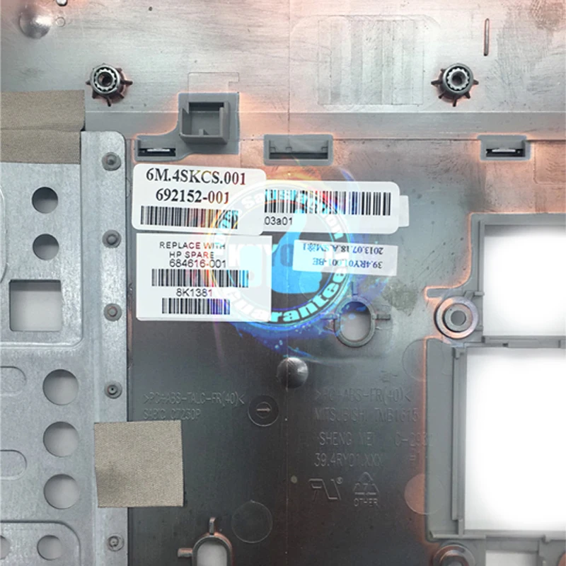 НОВЫЙ для hp ProBook 4740S Упор рук Touc ad крышка с электрическими частями P/N 684616-001 серебро