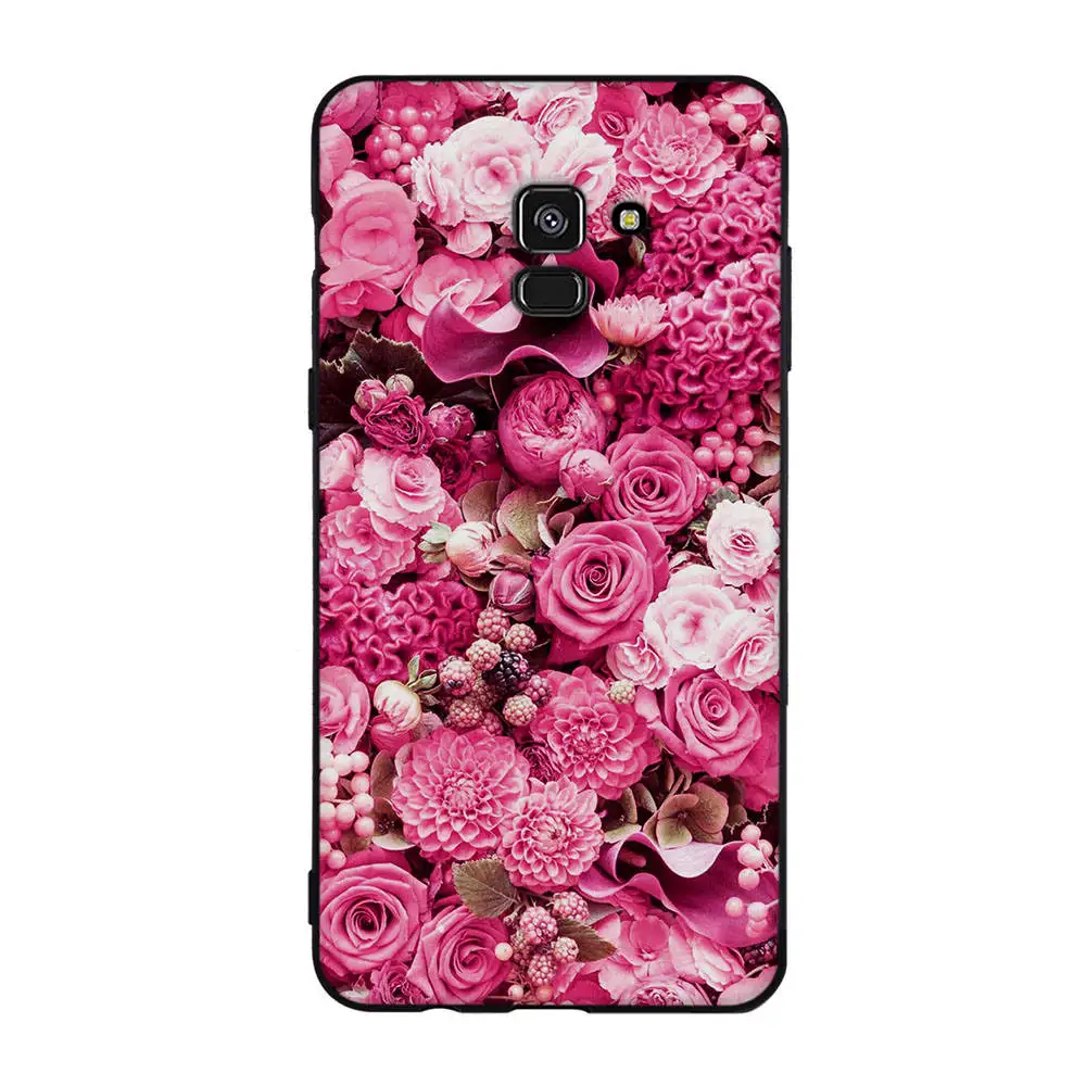 Чехол для Samsung Galaxy A8 Plus 2018 Мягкий ТПУ силиконовый чехол с рисунком животных A730F |