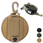 Тактическая Сумка, военный держатель для ключей и наушников, мужской кошелек для монет, кошельки, армейский карман для монет с крючком, поясная сумка для охоты
