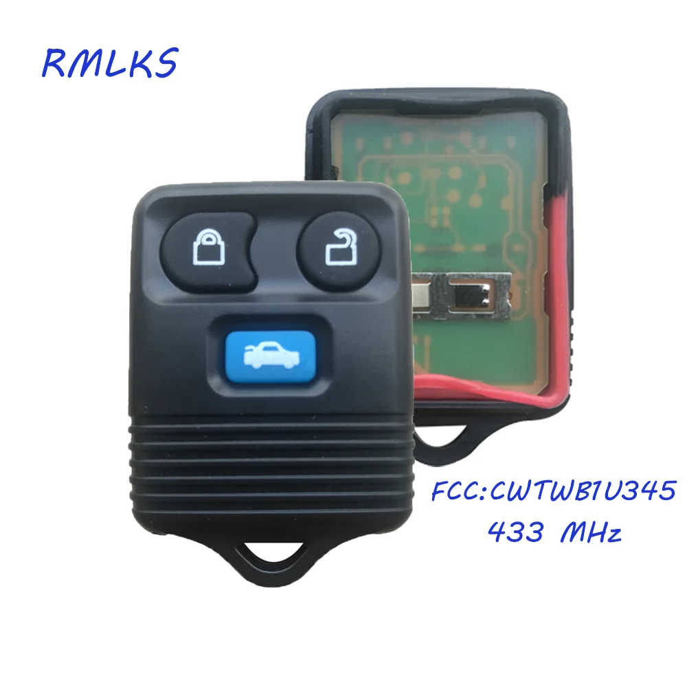 Автомобильный брелок с 3 кнопками дистанционный ключ без ключа 433 МГц для Ford Transit