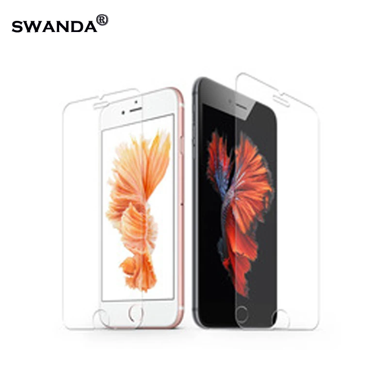 9H закаленное стекло для iphone 6 7 8 Защита экрана 5 flim на 8plus x xr xs max Жесткая защита