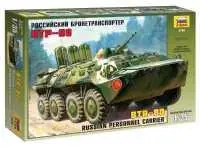 Сборная модель ZVEZDA "Российский бронетранспортер "БТР-80" 3558 | Игрушки и хобби