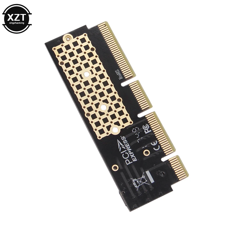 Адаптер M.2 NVMe для SSD-накопителя на карту PCIe M2 Key M драйвер с силиконовой охлаждающей