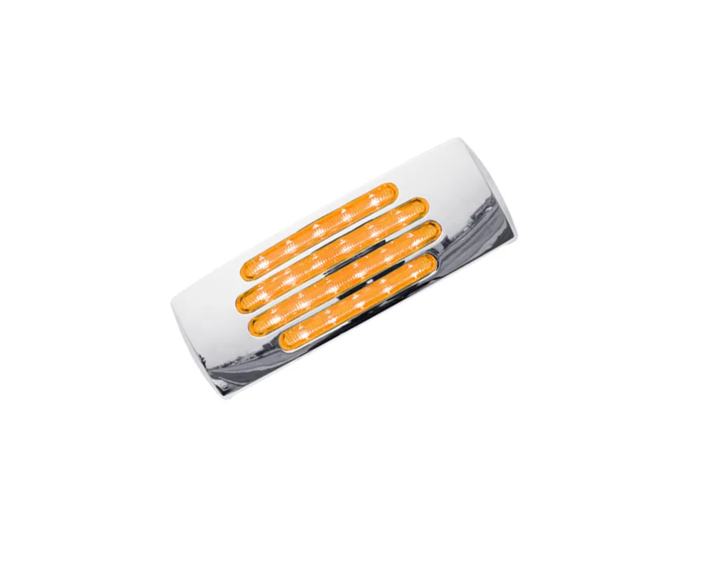 

4x 12v white Trailer Lights chrome 22led white Side Marker Light LED Car Lamp Truck LED Truck Lights 12v external car Lights