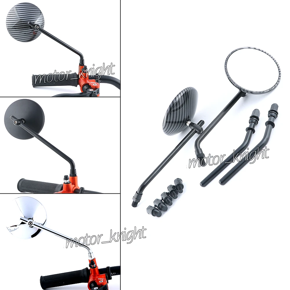 Мотоциклетное зеркало заднего вида 8 мм 10 зеркала для скутера Kawasaki W800 Z900RS CAFE STREET