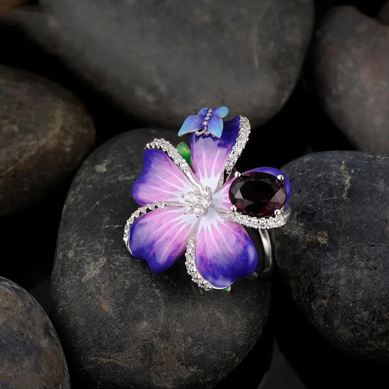 Популярный из стерлингового серебра наборы для ухода за кожей Женская эмаль Amazon