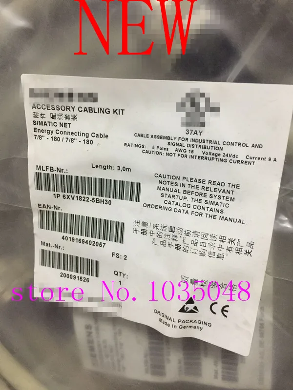 

1PC 6XV1822-5BH30 New and Original Priority use of DHL delivery