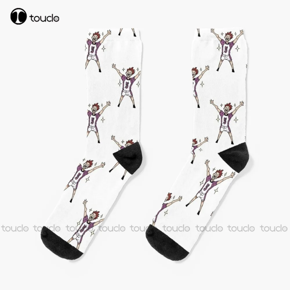 

Tendou Satori Haikyuu Socks Ankle Socks Men Personalized Custom Unisex Adult Teen Youth Socks 360° Digital Print Christmas Gift