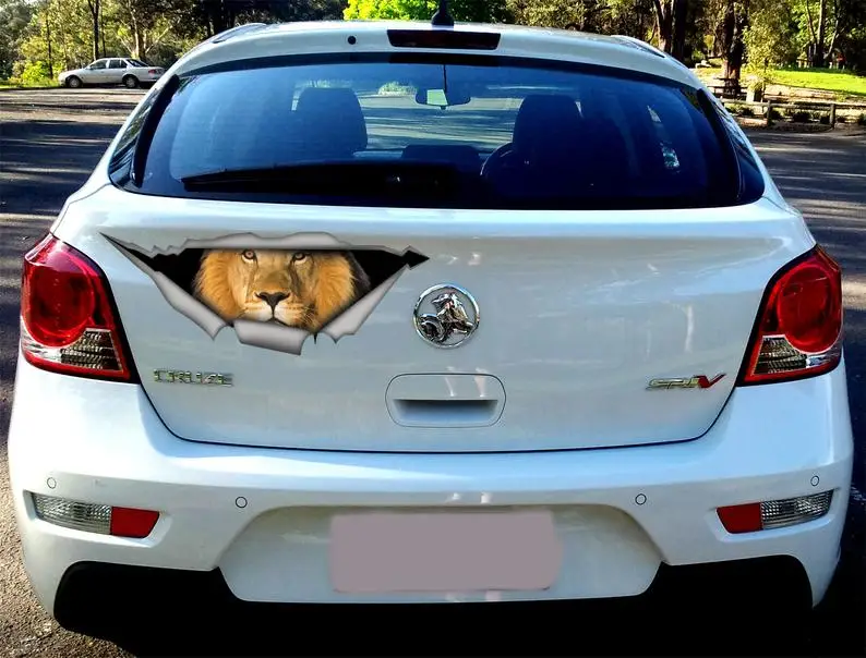 

2021 Lion Car Decal, lion sticker , Vinyl Decal, Car Decal, funny decal, Laptop Decal, 3D sticker, animal decal