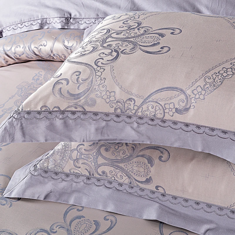 Роскошный жаккардовый Комплект постельного белья Королевский размер постельное