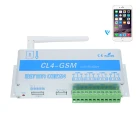 Беспроводной пульт дистанционного управления GSM SMS, модуль CL4-GSM 4-позиционный релейный выход для включениявыключения мощного двигателя переменного тока, электрический замок