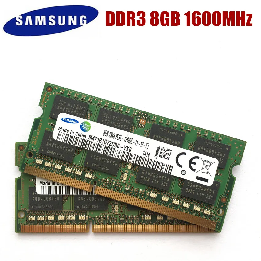 Оперативная память для ноутбука Samsung DDR3 1 Гб 2 ГБ 4 8 1066 1333 1600 МГц PC3 PC3L 8500S 10600S