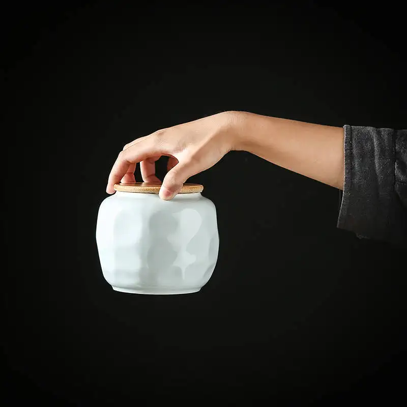 Изысканные керамические банки для хранения чая большой емкости герметичный