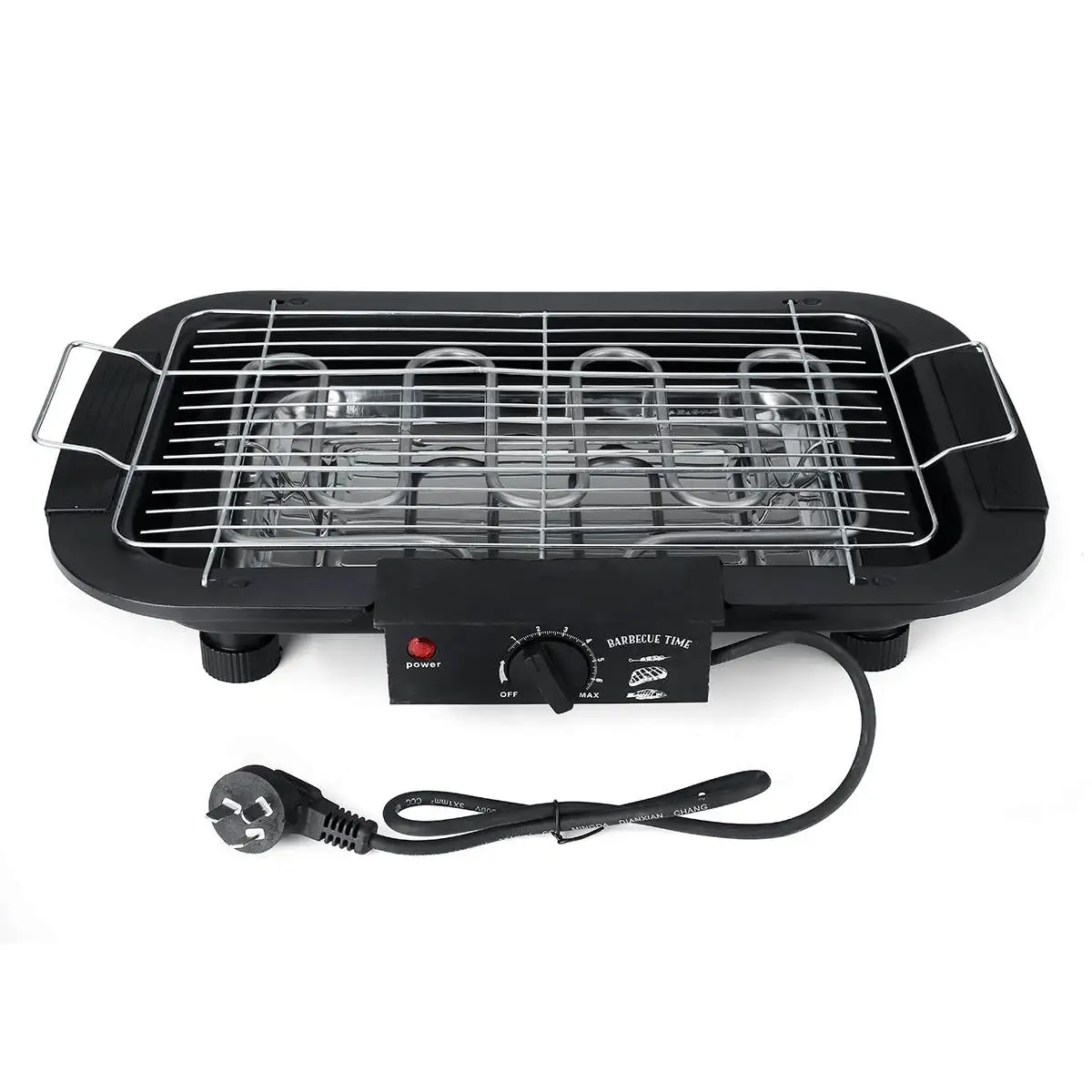 smokeless electric bbq grill non stick pan stove electric griddle barbecue temperature control 220v household outdoor cooking free global shipping