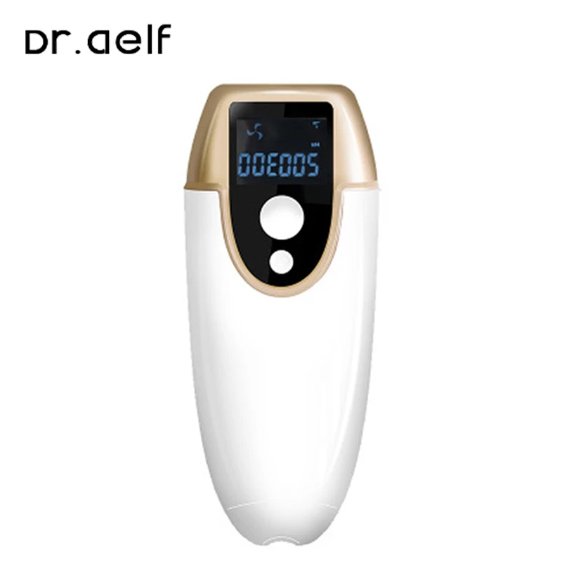Enlarge Dr.aelf mini handheld laser hair removal machine facial painless freezing point permanent hair removal body hair removal machine