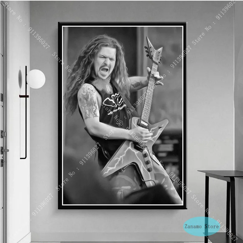 ZT688 плакат с рисунком женских портретов музыкальный гитарист звезда холст