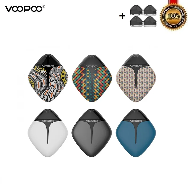 Оригинальная система VOOPOO Finic Fish Pod Kit 350 мАч батарея с картриджем 1 7 мл YC R1 R2 Coil GENE.