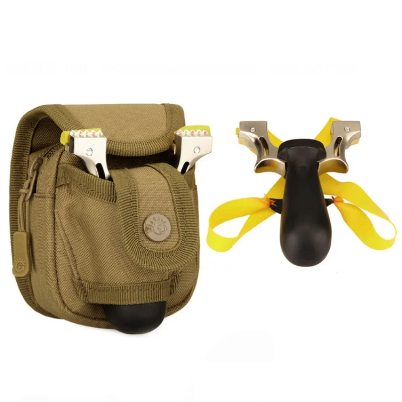 

Nylon Slingshot Bag Back Outdoor Sports Steel Ball Package Through The Belt Durable Without Deformation