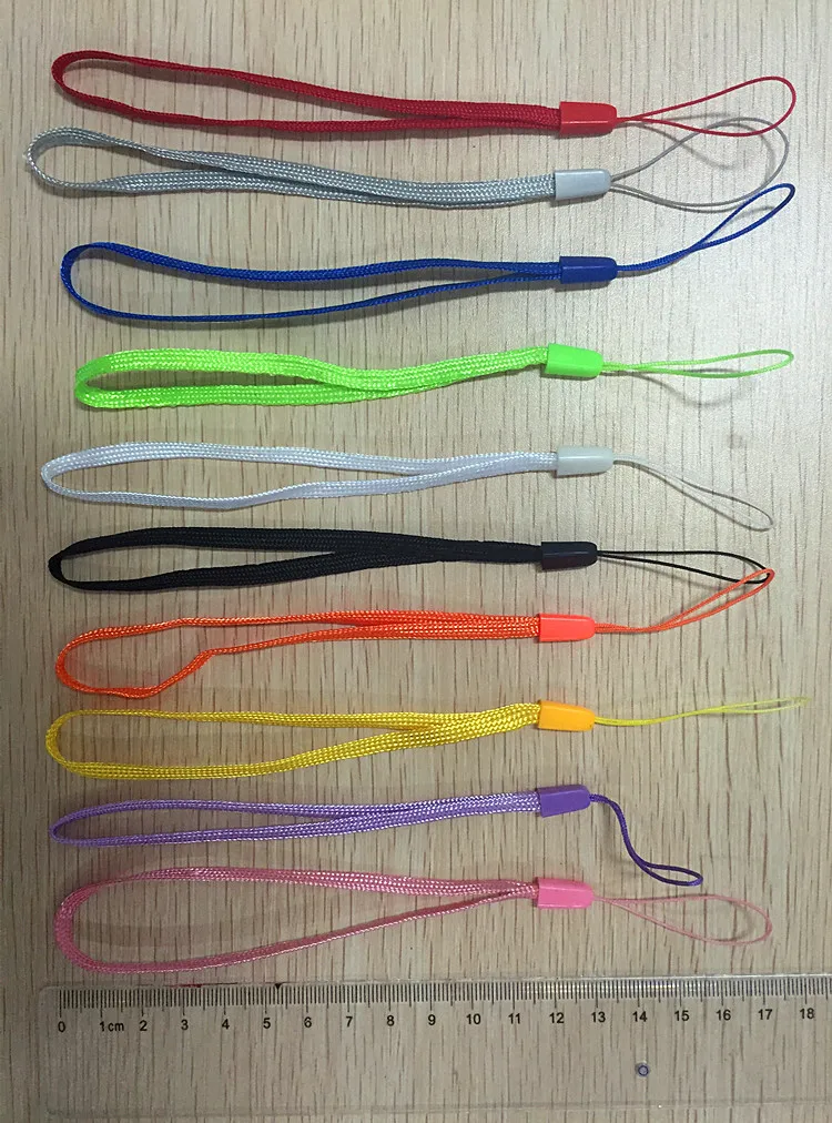 100 шт./лот наручный ремешок для мобильного телефона цепочка ключей
