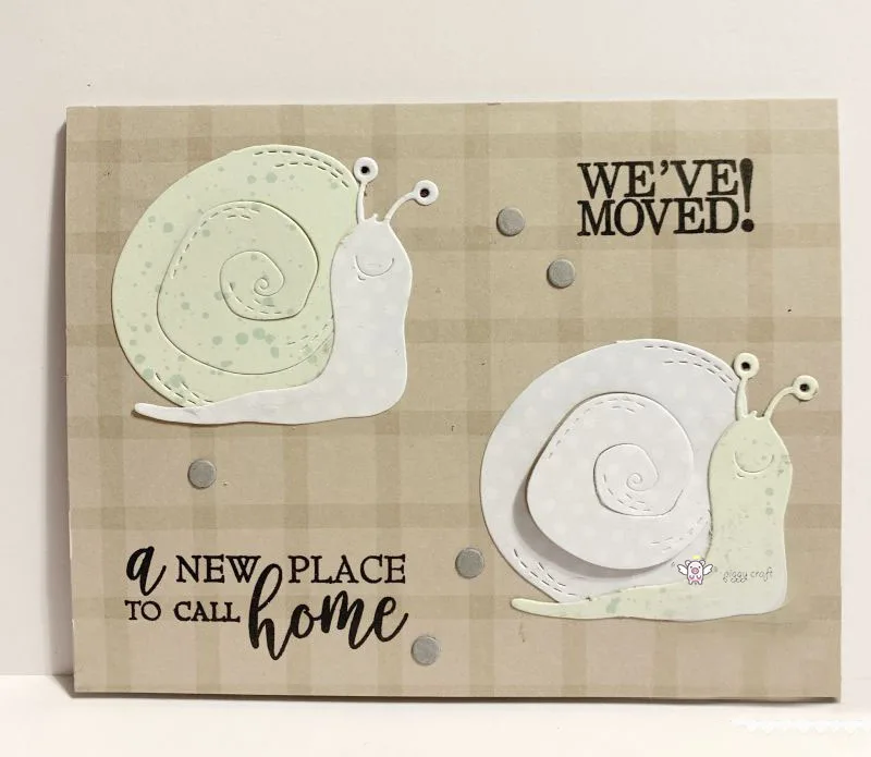 Piggy Craft metal cutting dies cut die mold Snail decoration Scrapbook paper craft knife mould blade punch stencils | Дом и сад