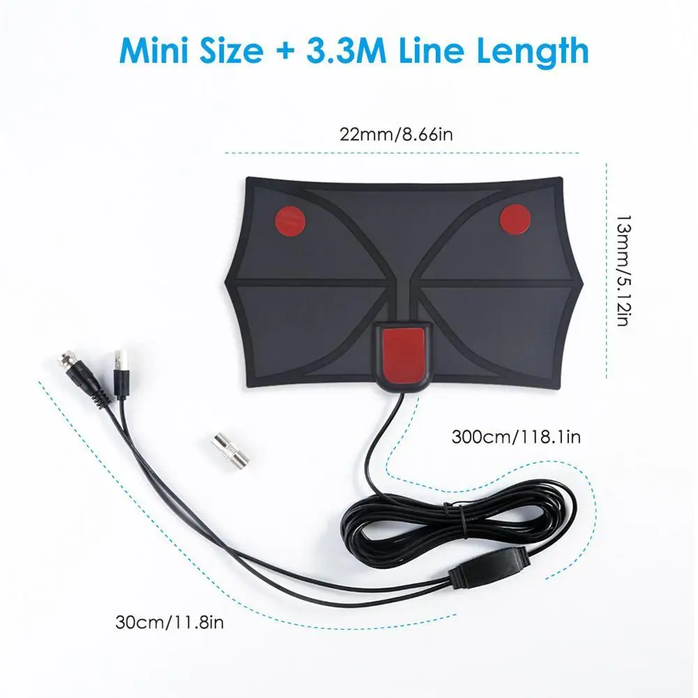 

Universal 980Miles Digital Indoor TV Antena Amplifier Signal Booster TV Signal Receiver