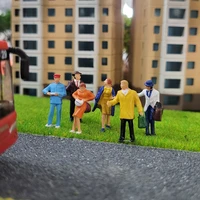 187 ho scale model figure set passengers landscape model train railway layout scenery diy miniature dioramas display military