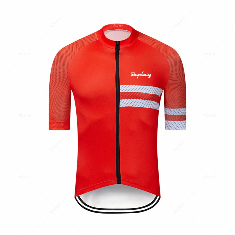 Men's Clothes Wear Better Raphaing Rainbow Team Areo Cycling Jersey Short Sleeve Bicycle Summer MTB Road Bike Shirt | Спорт и
