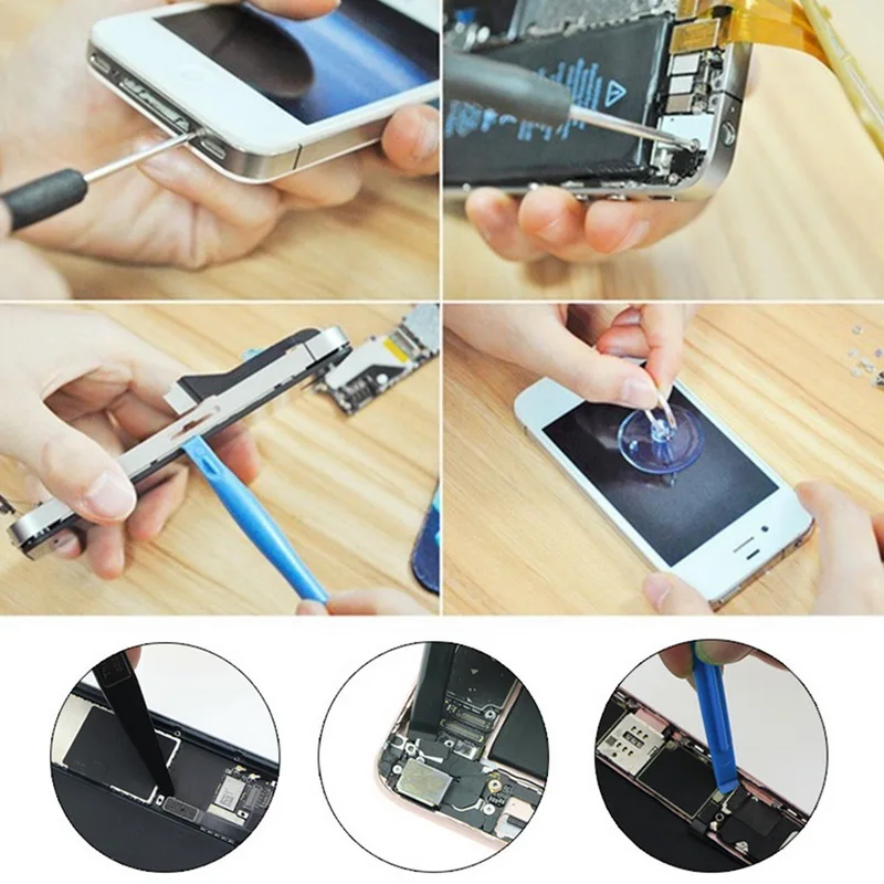 

21 in 1 Professional Cell Phone Repair Tool Kit Multifunctional Safe Opening Pry Screwdriver iPhone Series Tool Repair Set