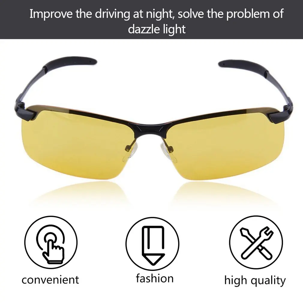 

New UV400 Unisex High-end Night Vision Polarized Glasses Driving Glasses New Style