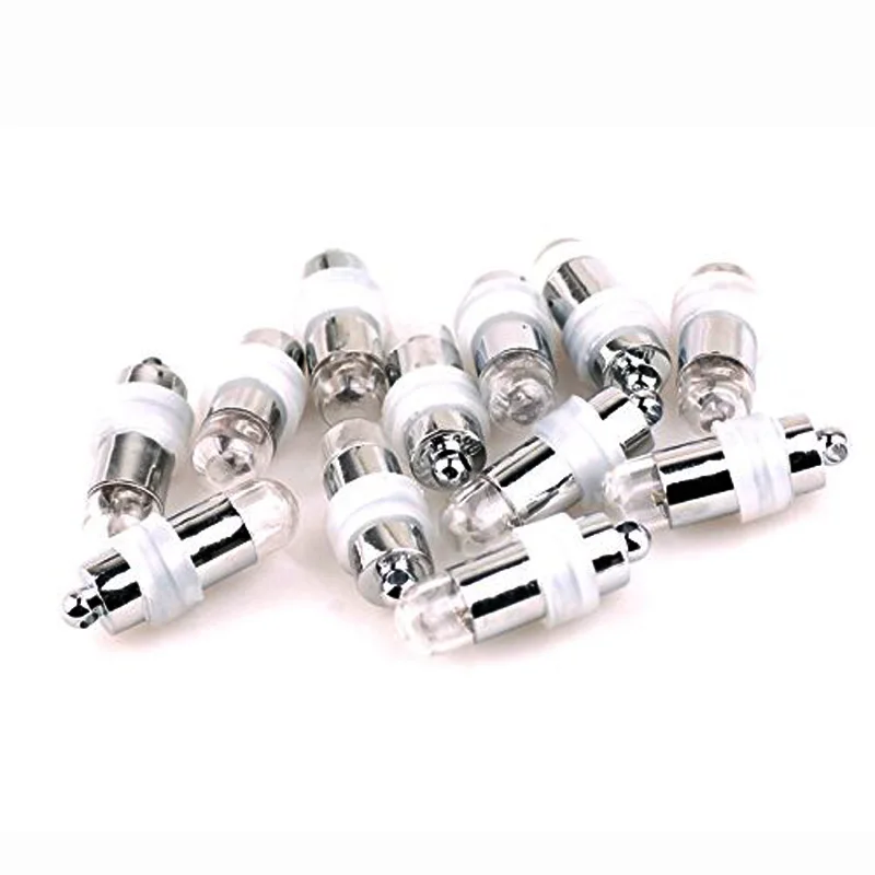 10 шт./лот маленький водонепроницаемый вечерние светильник на батарейках для