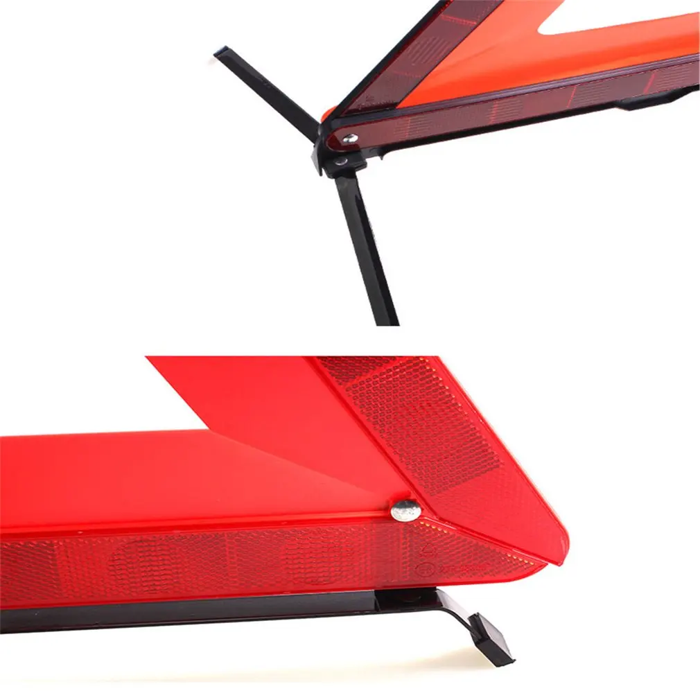 Автомобильный треугольный аварийный предупреждающий знак складной