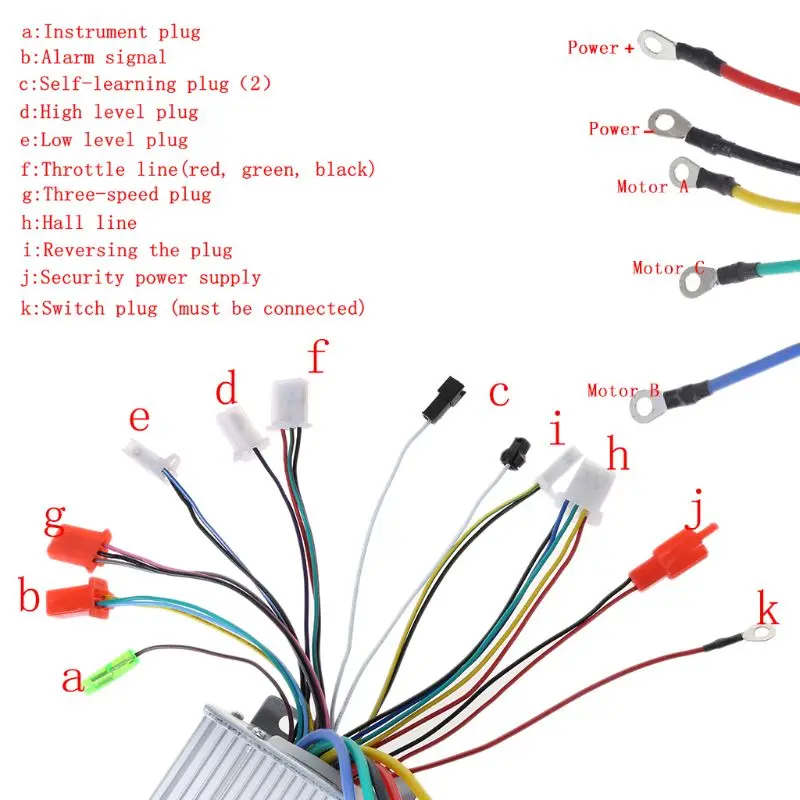 48 72V 1500W 4 в 1 e велосипед бесщеточный Интеллектуальный двухрежимный контроллер