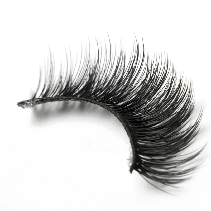 Без магнита без клея 3D норки подводка для глаз ресниц 3 пары детских хлопковых