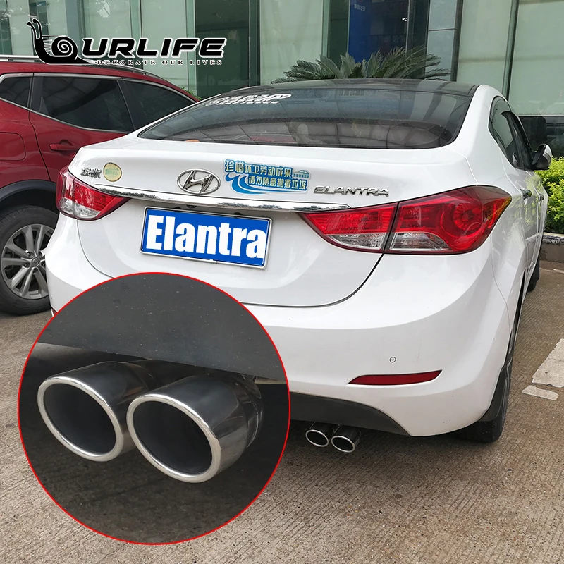 Edelstahl Autos Auto Auspuff fit für Hyundai Elantra ix25 ix35 sonata mistra verna elantra zubehör