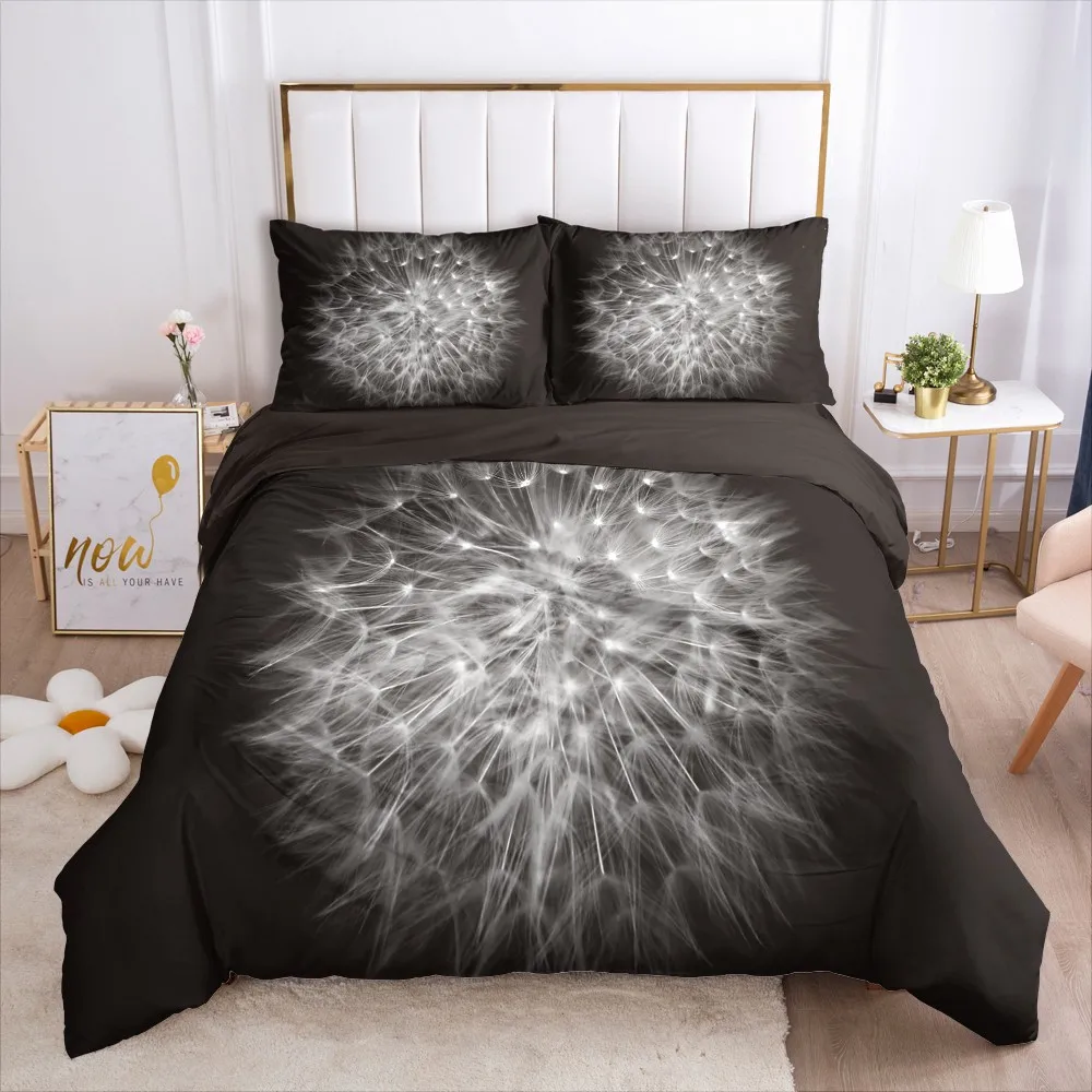

3D Duvet Cover Set Bedding Sets Comforter Cases Pillow Covers Single Full Twin King Queen Size Flowers Design Camel Bedding Sets
