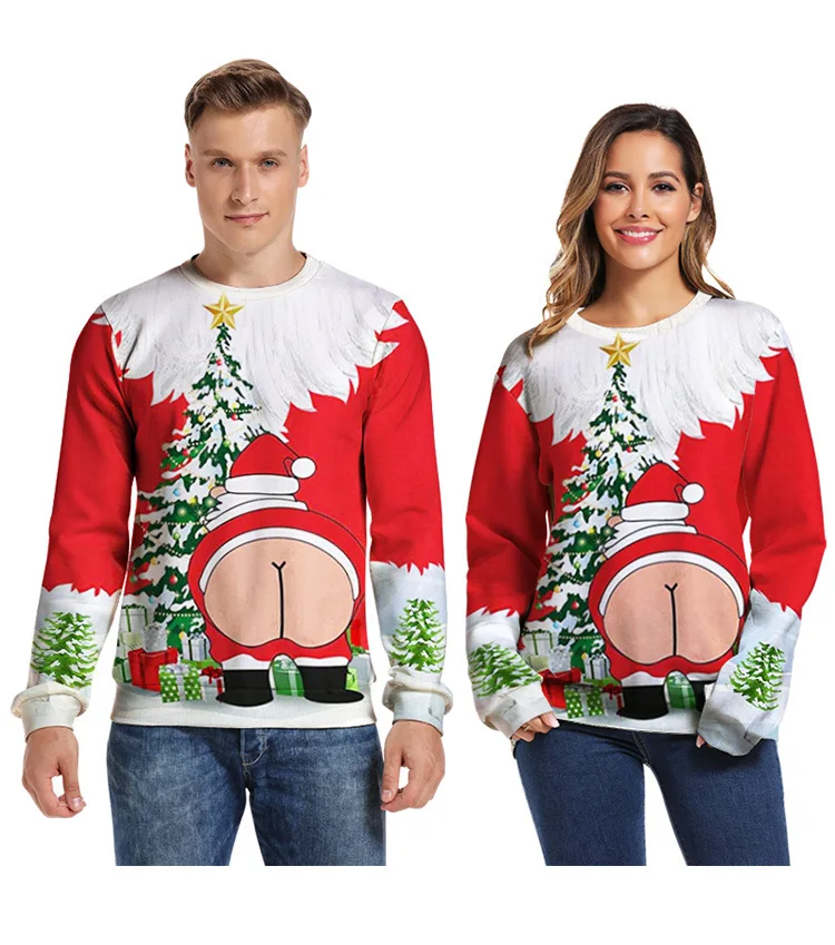 Пародия Рождественский свитер унисекс для мужчин и женщин подарок на отдых Санта