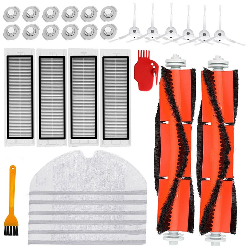 

Accessories Kits for Xiaomi Roborock S50 S51 E20 S5 Roborock Robot Vacuum Parts Mop Cloths Filter Side Brush Roll Brush