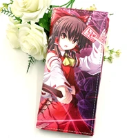 anime touhou project hakurei reimu bifold long wallet yakumo yukari coin purse womens wallet