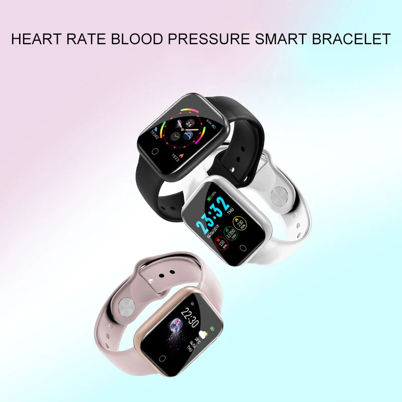 I5 Смарт измерять кровяное давление сердечный ритм smart watch шагомер управление