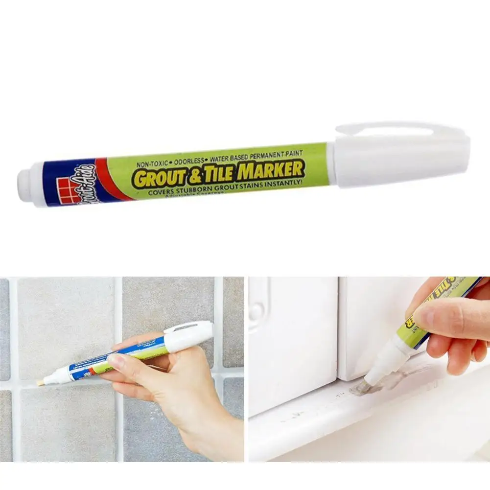 Отбеливающая ручка для чистки плитки белая краска ремонта анти плесень кухонный