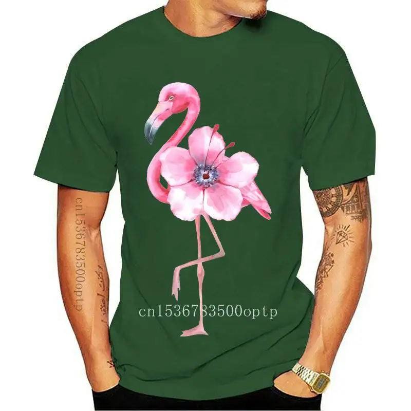 

New T-shirts Women Flamingo Floral Flower 90s Style Fashion Spring Summer Tshirt Top Lady Graphic Female Print Clothes Tee T-Shi