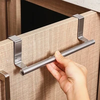 stainless steel cabinet towel hanger over cabinet door kitchen hook tea hand towel rail hanger bar holder drawer storage tools