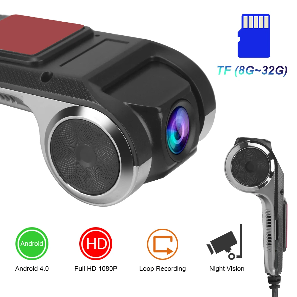 Night Version Digital Video Recorder 140° Wide Angle Android USB Auto Car DVR HD Dash Camera Surveillance | Автомобили и