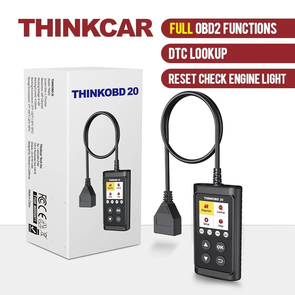 THINKCAR THINKOBD 20 Автомобильный сканер Авто диагностический инструмент для помощи при