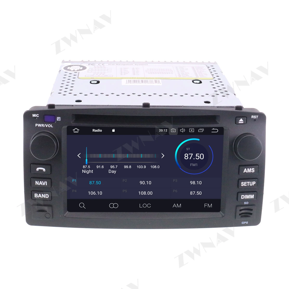 Автомагнитола Carplay 6 + 128G Android 11 для Toyota Corolla EX 2001-2006 GPS мультимедиа аудио стерео