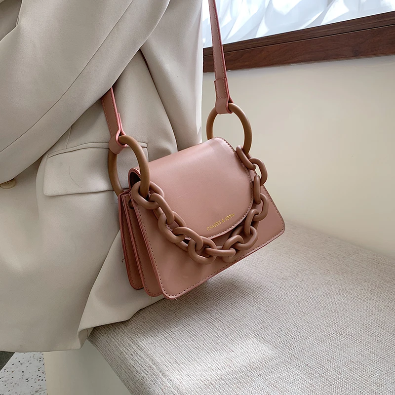 Летняя новая модная сумка FuAhaLu через плечо Женская мини на цепочке|Сумки с