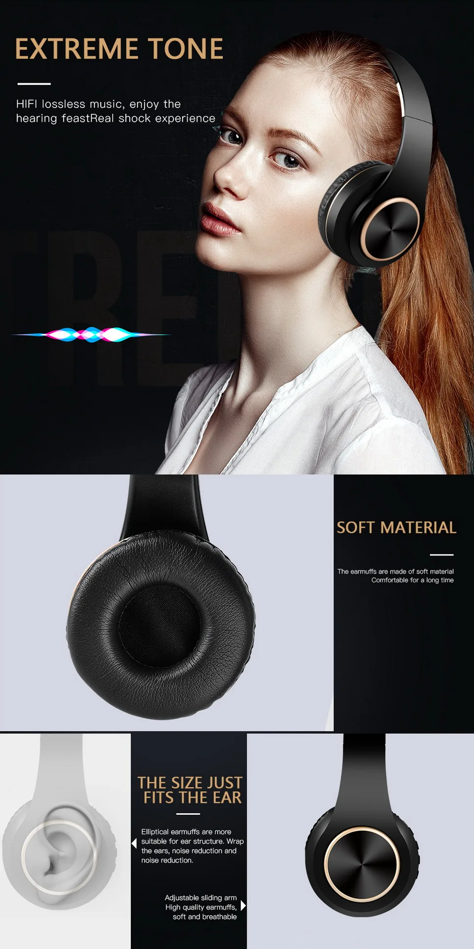 T8 HIFI стерео наушники bluetooth наушники музыка гарнитура Поддержка TF карты с микрофоном для мобильных xiaomi iphone sumsamg планшет