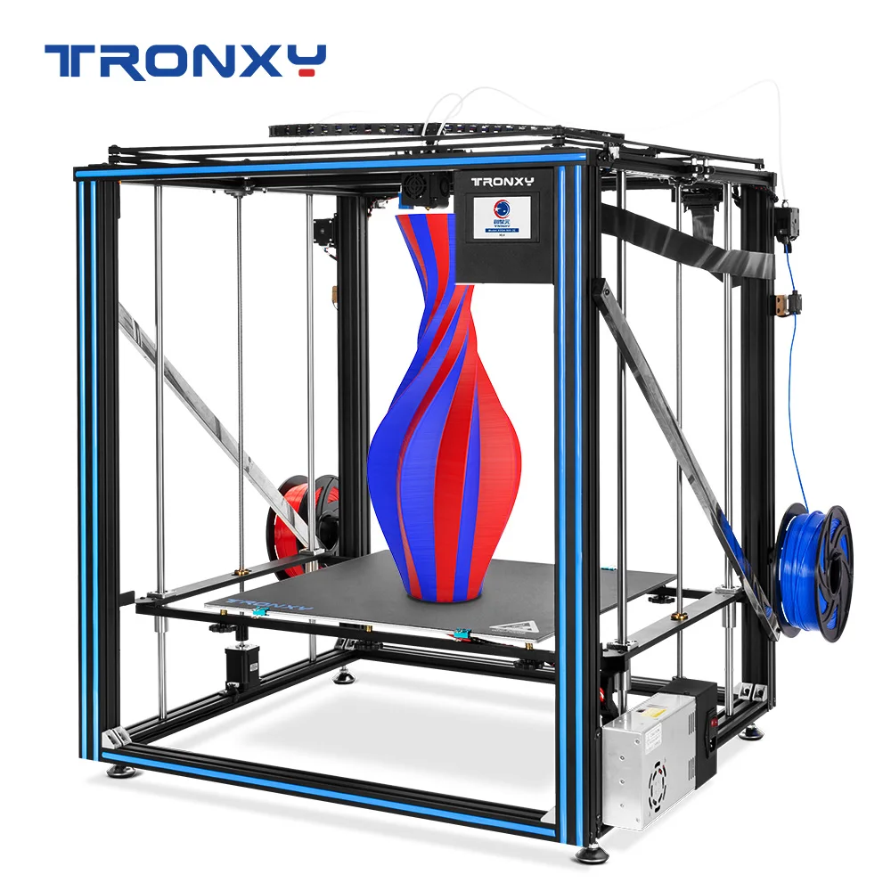 Tronxy X5SA-500-2E DIY 3D принтер Cyclops 2 в 1 Out двойной экструдер 75 мм PLA большой Принтер
