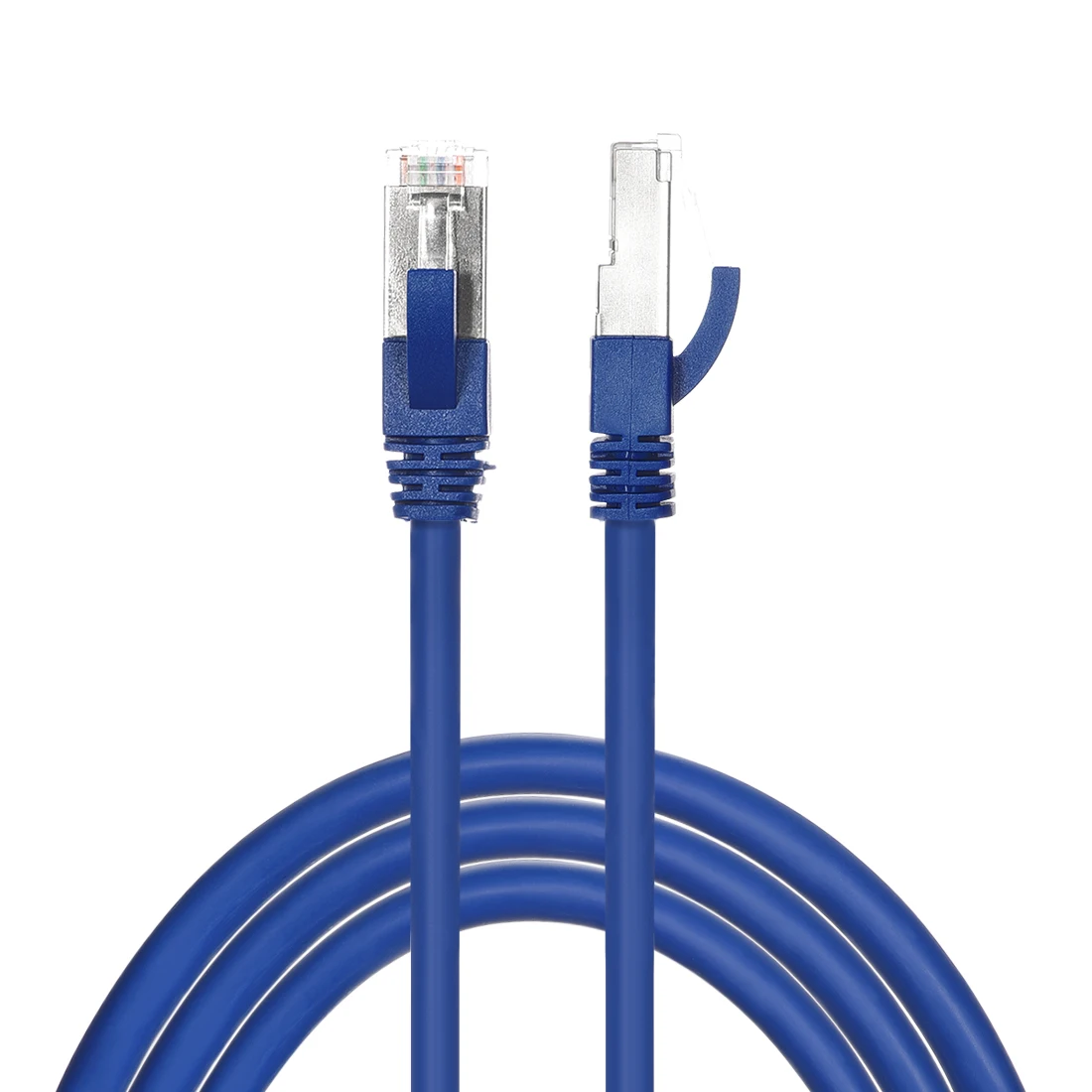 

Сетевой Ethernet-Кабель Uxcell Cat7, 15 м/49 футов, сетевой Соединительный кабель RJ45 Cat 7, синий