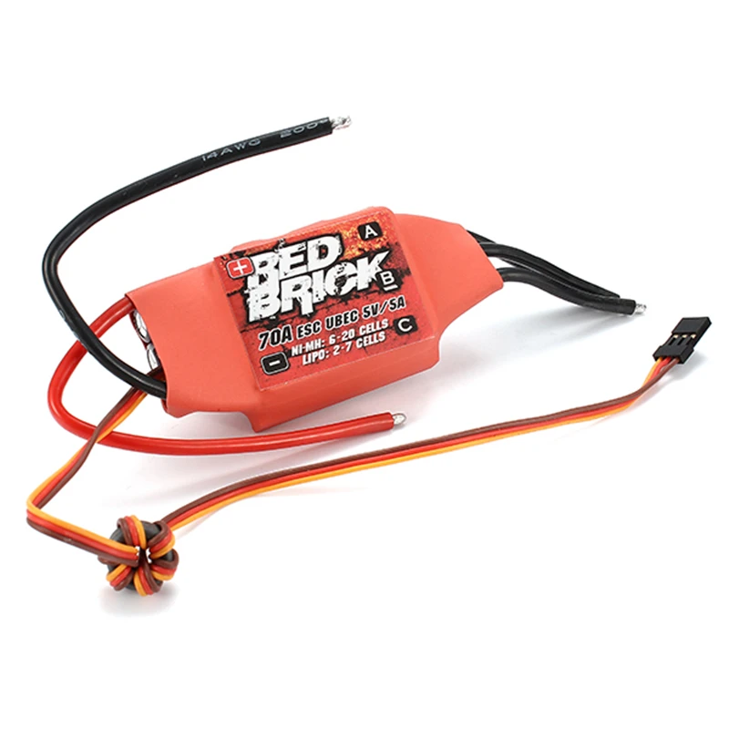 Red Brick 20A 30A 50A 80A 70A 100A 125A 200A ESC Brushless Speed Controller OPTO/BEC for RC Drone Airplane Helicotper Fixed-Wing | Игрушки и